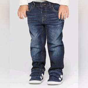 NWT Toddler Boys' Pull-on Straight-Fit Jeans Cat & Jack Size 3T
